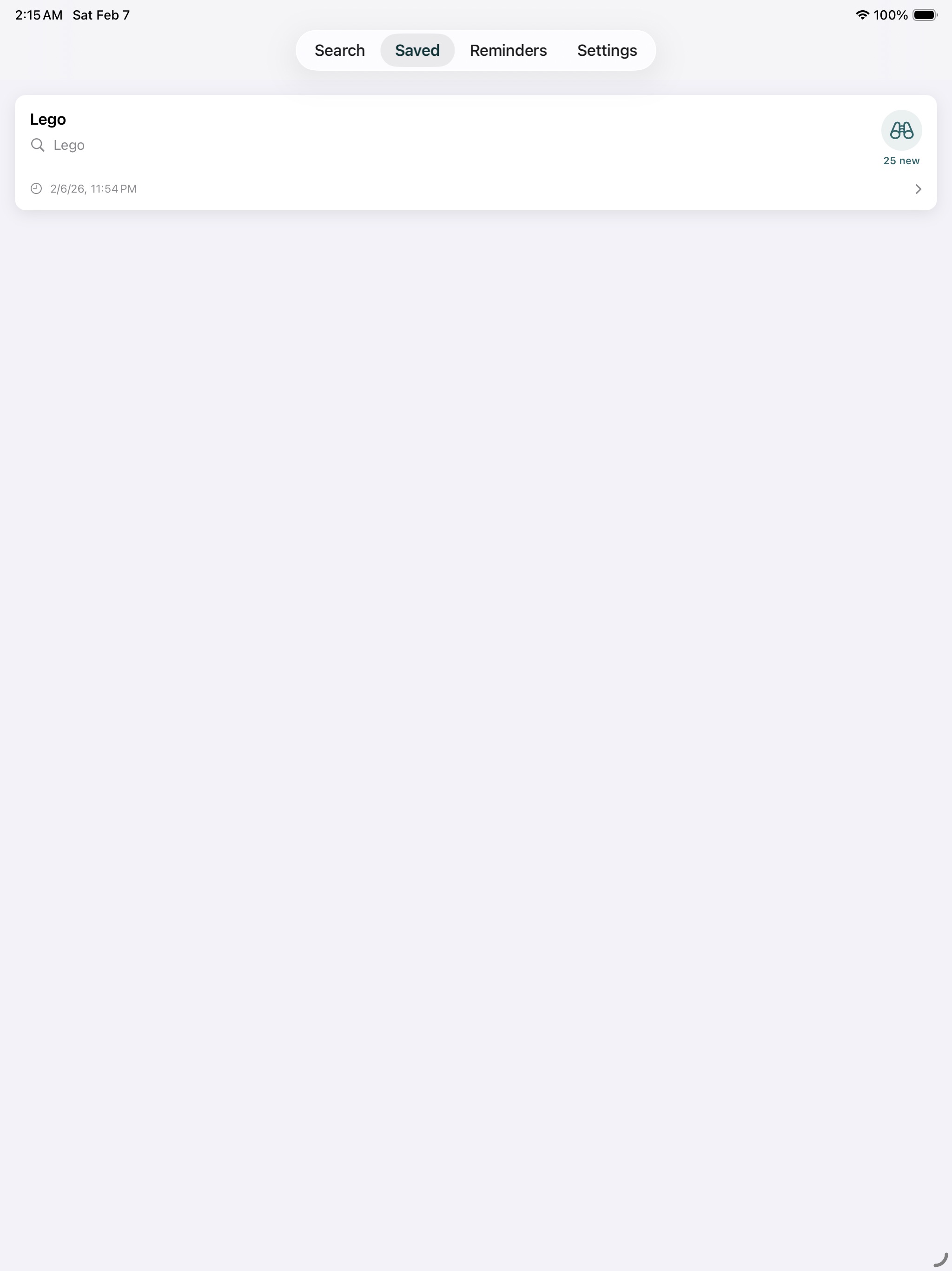 iPad screenshot